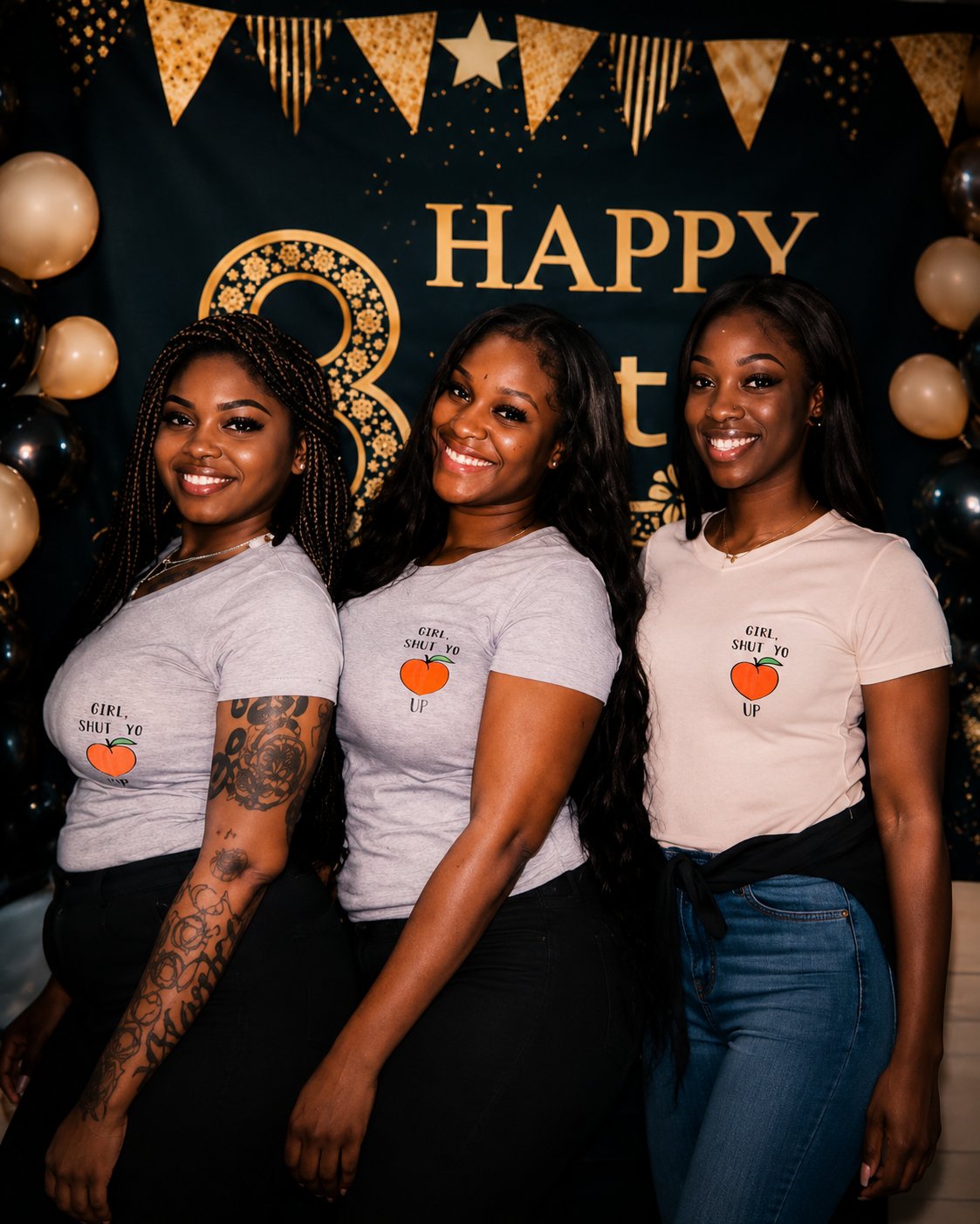 Girl Shut Yo Peach Up – group shot